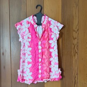 Eternal Summer Hawaii Mary Top in Pua Melia Stripes